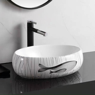 CHẬU LAVABO HÌNH CÁ ĐẶT BÀN
