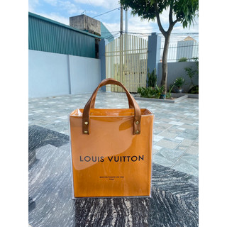 Túi giấy hãng custom size25 màu cam