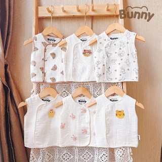 Áo gile xô hàn bunny cho bé trai ,bé gái 0-9 tháng