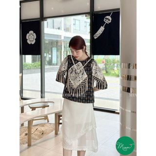 CHÂN VÁY TRẮNG DÀI 3 LỚP [MINOR AURORA]
