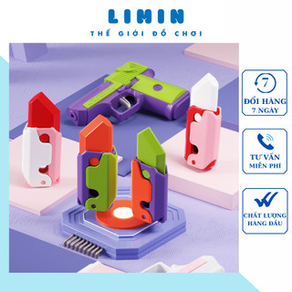 Dao cà rốt trọng lực in 3d, dao cà rốt đồ chơi, đồ chơi kéo dài hình cà rốt hot trend
