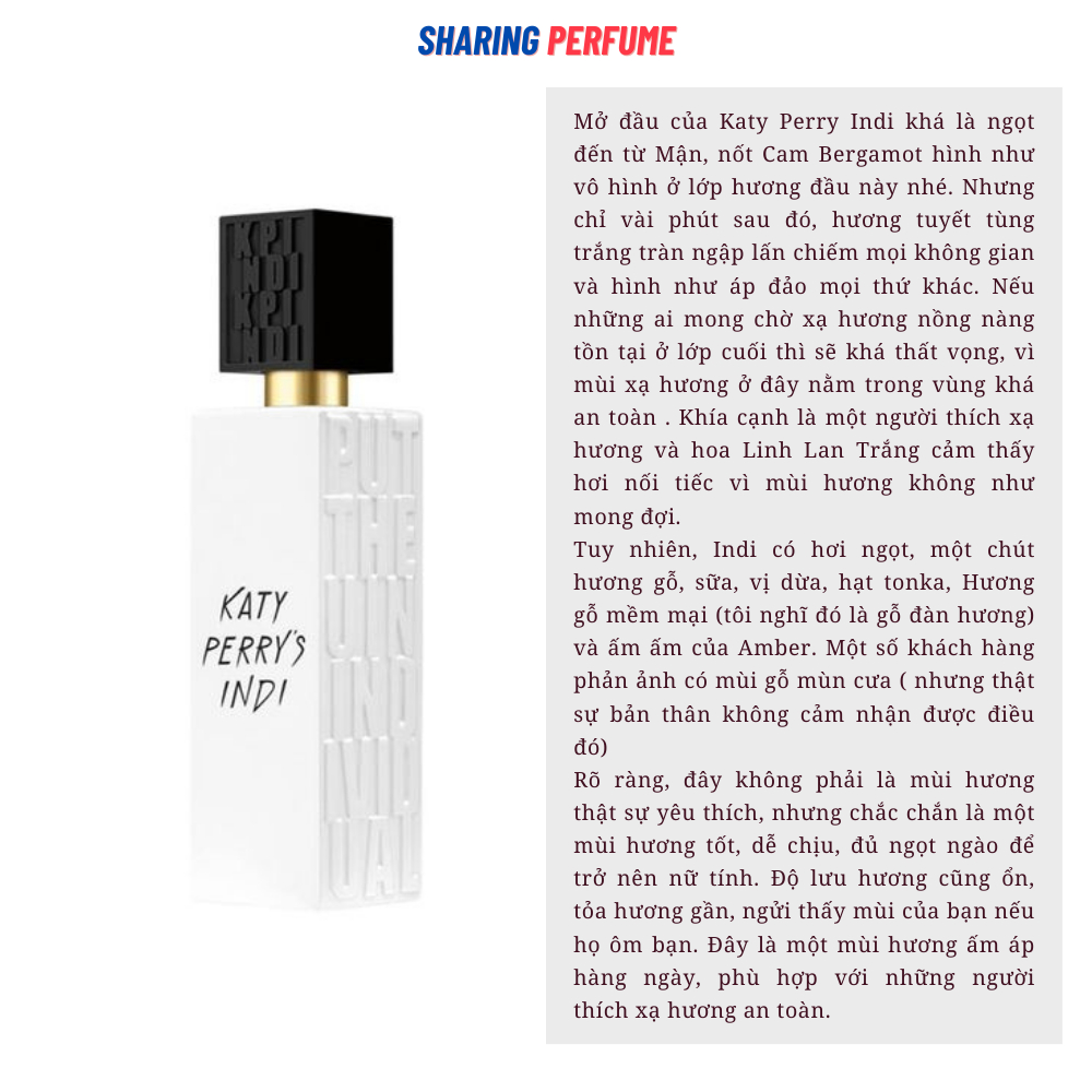 💥Sharingperfume - Nước hoa Katy Perry Indi