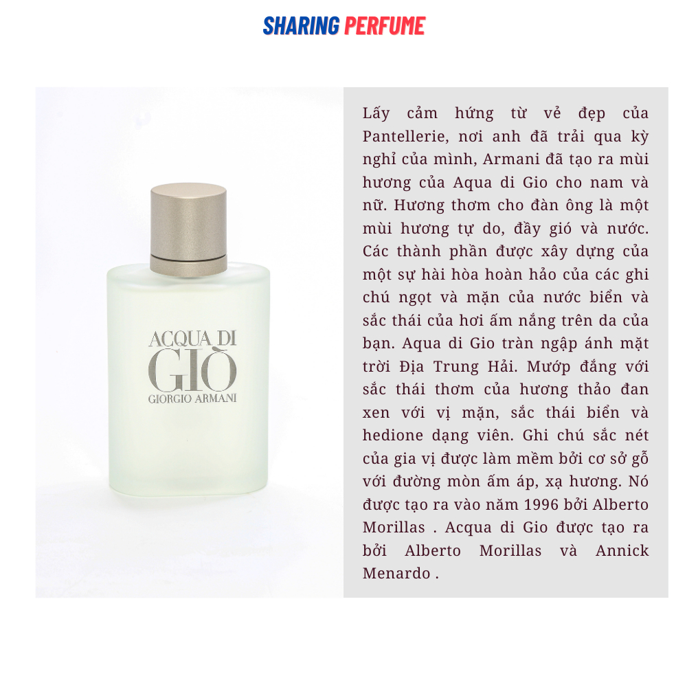 Sharingperfume - nước hoa Acqua Di Gio Pour Homme