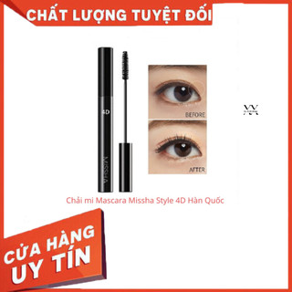 Chải chuốt mi Mascara Missha Style 4D Hàn Quốc không lem