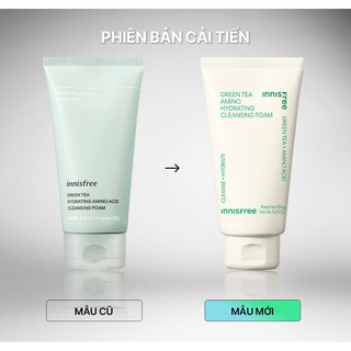 Sữa Rửa Mặt Trà Xanh Innisfree Green Tea Foam Cleanser Hàn Quốc (Phiên bản mới 2023)