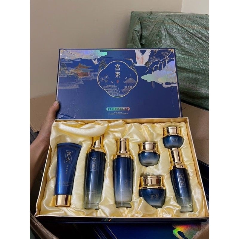 Bộ CAHNSAI Xanh Vip  Cao Cấp 7in1 DƯỠNG TRẮNG - LÃO HÓA