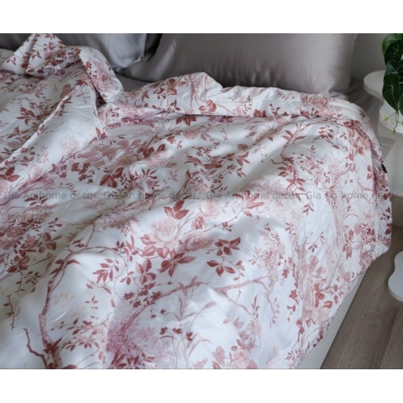 Mền chần bông tencel 60s chất vải mềm mát 100% sợi tự nhiên