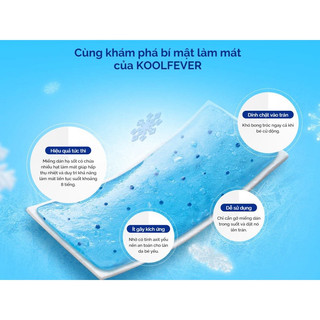 Miếng Dán Hạ Sốt Trẻ Em KoolFever Nhật Bản