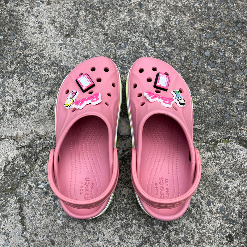 Dép Crocs Chính Hãng Cao Cấp, hàng siêu bền, kháng khuẩn chống bị hôi chân, màu hồng.