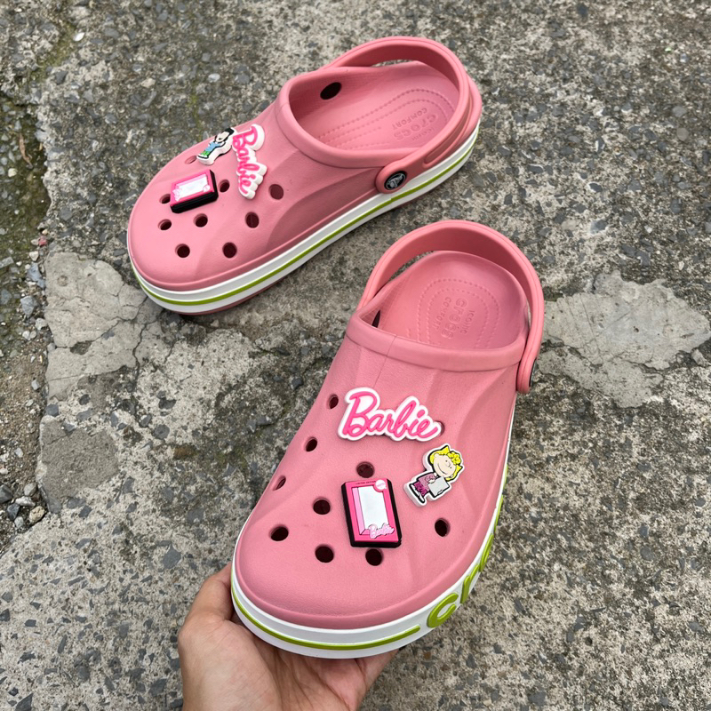 Dép Crocs Chính Hãng Cao Cấp, hàng siêu bền, kháng khuẩn chống bị hôi chân, màu hồng.