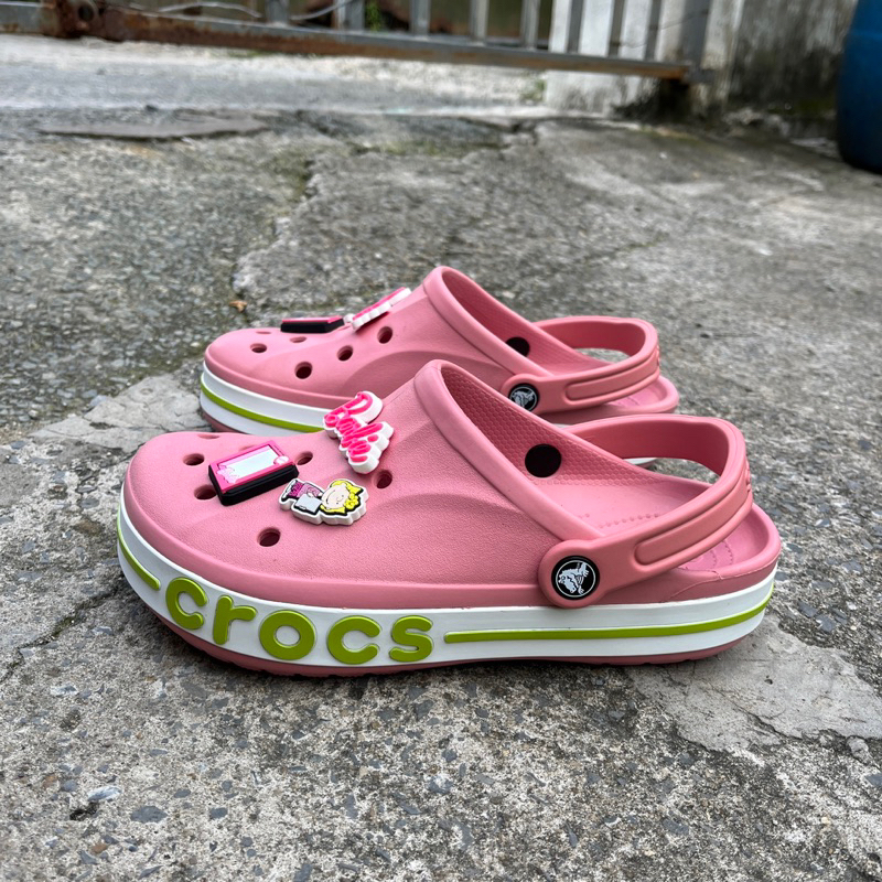 Dép Crocs Chính Hãng Cao Cấp, hàng siêu bền, kháng khuẩn chống bị hôi chân, màu hồng.