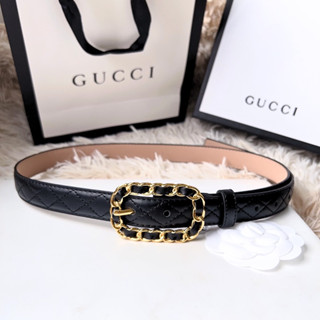 Thắt lưng nữ cao cấp bản chỉ may chéo 2.5cm, dây thắt lưng nữ mã CM01