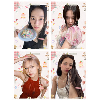SET 4 CARD DES BLACKPINK CÁN MỜ
