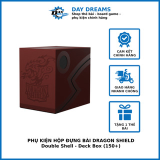 Phụ kiện Card Game Hộp Đựng Thẻ Game: Deck box Dragon Shield - Double Shell