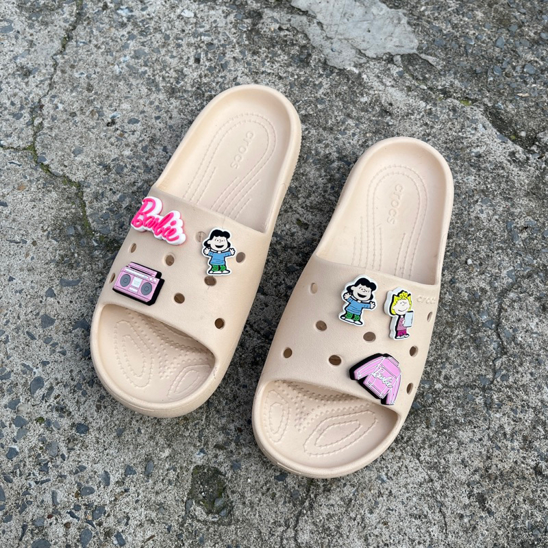 Dép Crocs Chính Hãng Quai Ngang, hàng siêu bền, kháng khuẩn chống bị hôi chân. Tặng 4 Charm Chính Hãng.