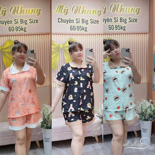 BỘ ĐÙI PIRAMA XINH XẮN BIGSIZE Nữ 68-95kg