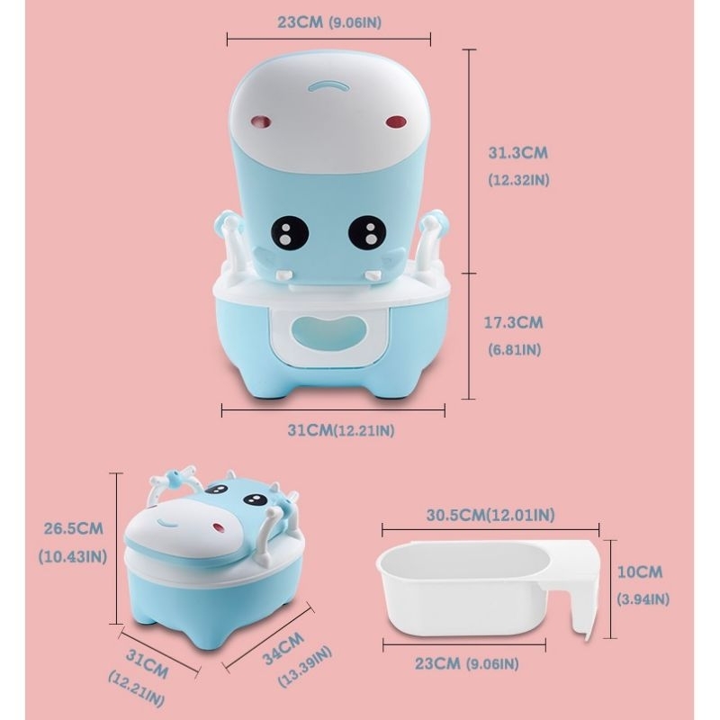 Bô vệ sinh cao cấp cho bé