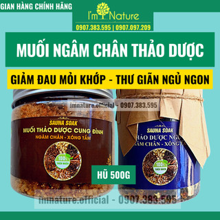 Muối Ngâm Chân Thảo Dược Giảm Nhức Mỏi Sưng Tê Chân Giúp Ngon Giấc 500g