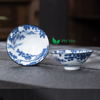 Chén Sứ Cảnh Đức Dáng Nón Dùng Uống Trà