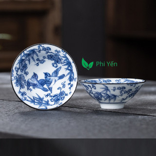 Chén Sứ Cảnh Đức Dáng Nón Dùng Uống Trà