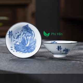Chén Sứ Cảnh Đức Dáng Nón Dùng Uống Trà