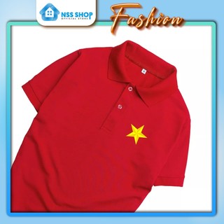  Áo thun polo cổ bẻ in hình Cờ Đỏ Sao Vàng Việt Nam kiểu dáng có cổ - ACD01 