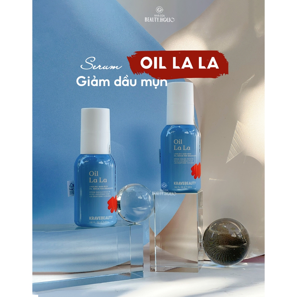 Oil serum giảm dầu mụn, phục hồi KRAVE BEAUTY OIL LA LA SERUM