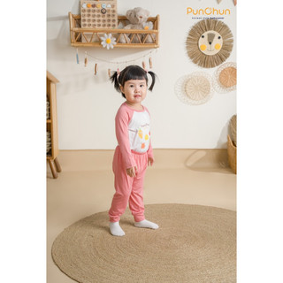 [ PUNCHUN BUDDIES ] Bộ dài tay cổ tròn AW23