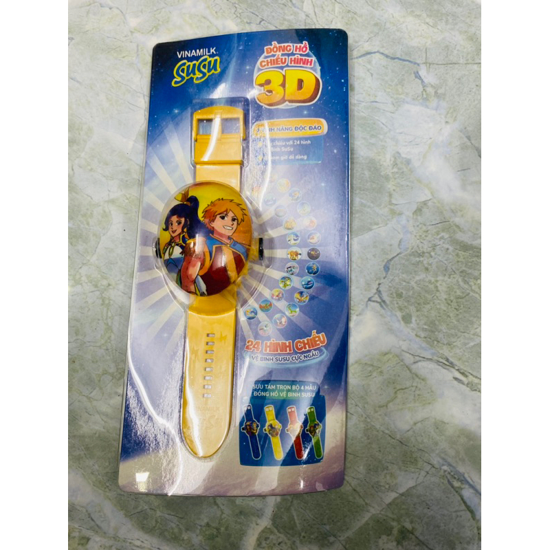 Combo 4 chiếc đồng hồ chiếu hình 3D