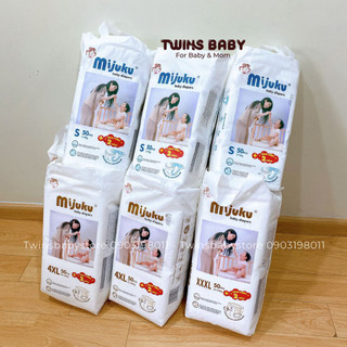Bỉm mijuku, tã mijuku siêu thấm hút size m,l,xl,xxl,xxxl,4xl,5xl