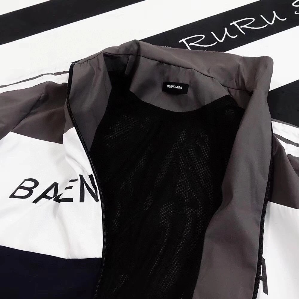 Áo gió 2 lớp Balenciaga 2023ss, Áo khoác gió BLCG chống nước