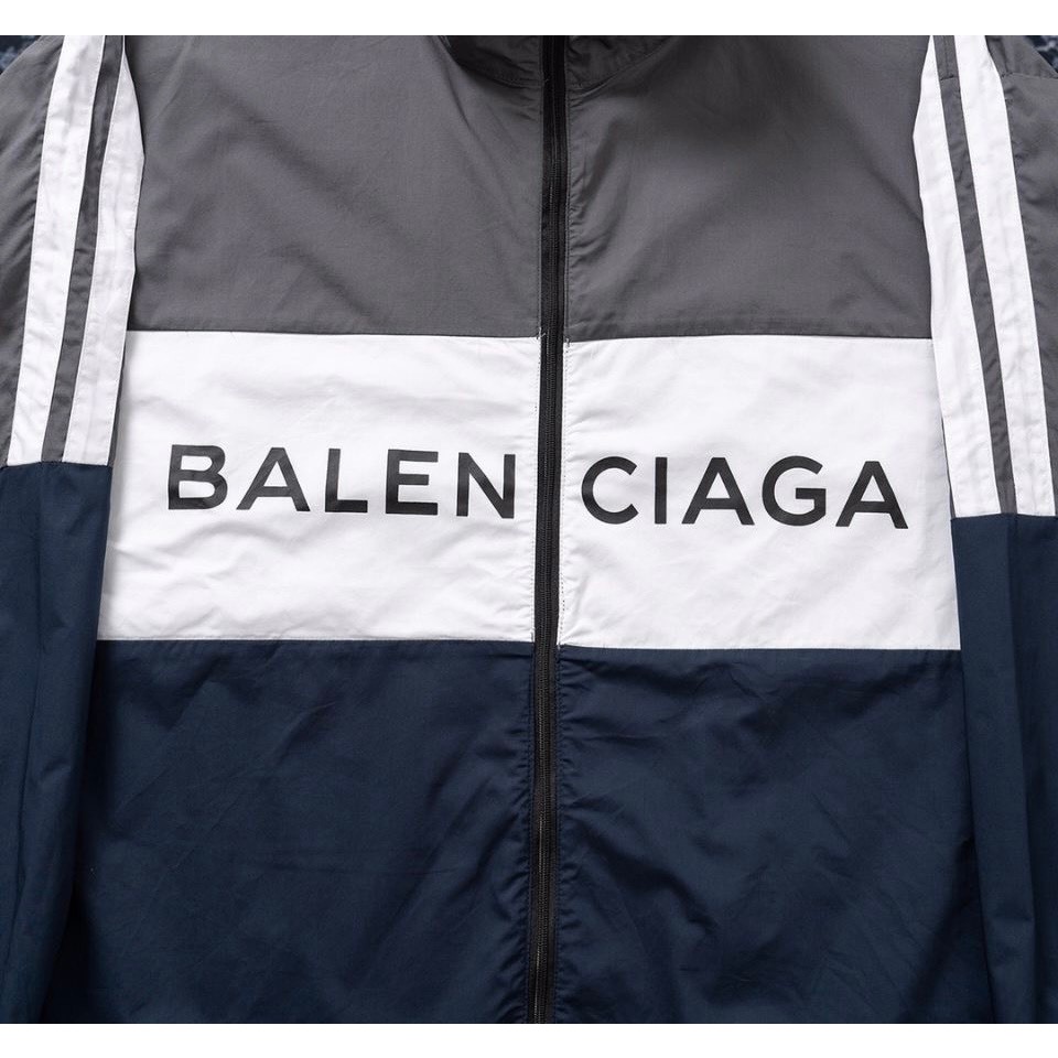 Áo gió 2 lớp Balenciaga 2023ss, Áo khoác gió BLCG chống nước