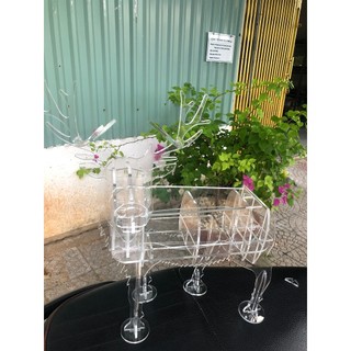 Kệ Mica Hươu Sao Trang Trí Trưng Bày Vật Phẩm