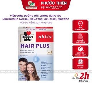 Viên uống chống rụng tóc, kích thích mọc tóc Doppelherz Hair Plus 30 Viên