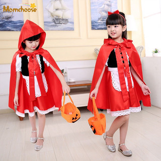 Đồ hoá trang cho bé gái hoá trang phục halloween cô bé quàng khăn đỏ
