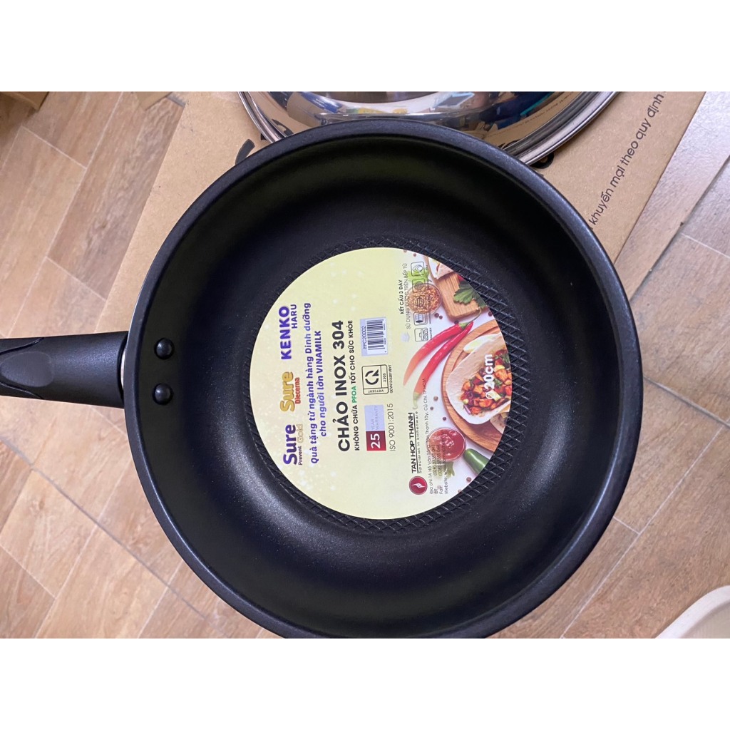 CHẢO INOX 304 FIVESTAR 20CM QUÀ TẶNG SỮA VINAMILK