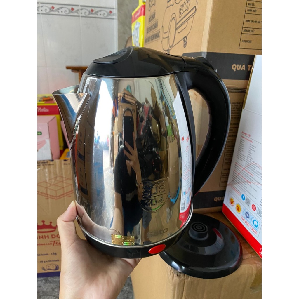 ẤM ĐUN SIÊU TÔC SATO 1.8L QUÀ TẶNG SỮA VINAMILK