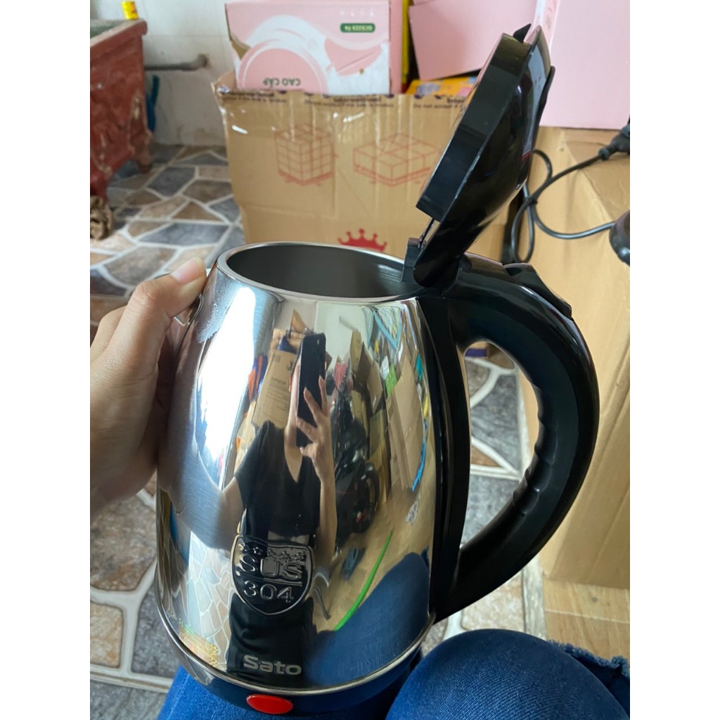 ẤM ĐUN SIÊU TÔC SATO 1.8L QUÀ TẶNG SỮA VINAMILK