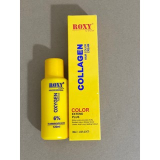 Màu nhuộm roxy 100ml & oxy trợ nhuộm roxy 120ml