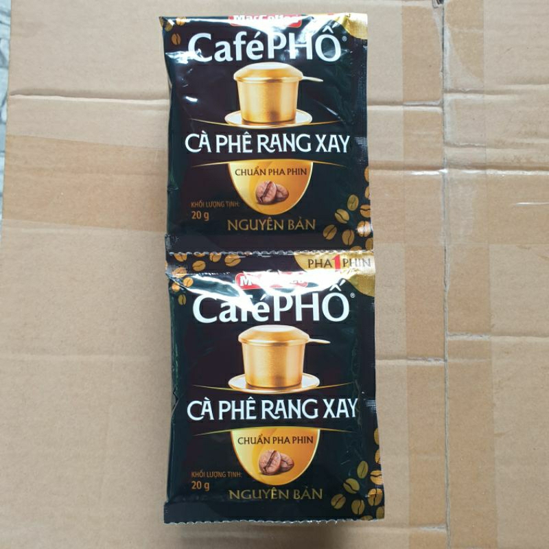 Cà Phê Phố Rang Xay Pha Phin 450g Vị Nguyên Bản - Chính Hãng