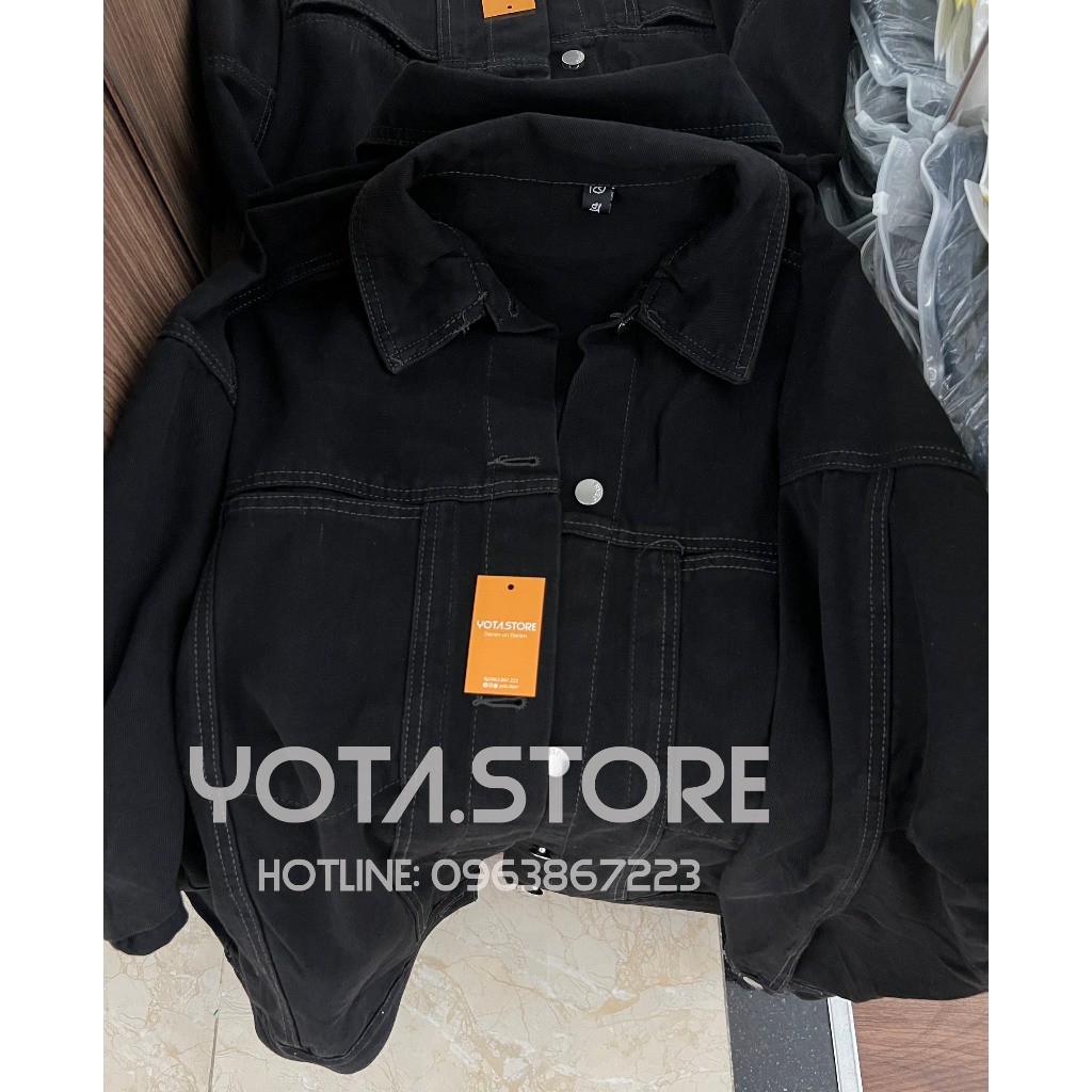 Áo khoác jeans trơn - G035