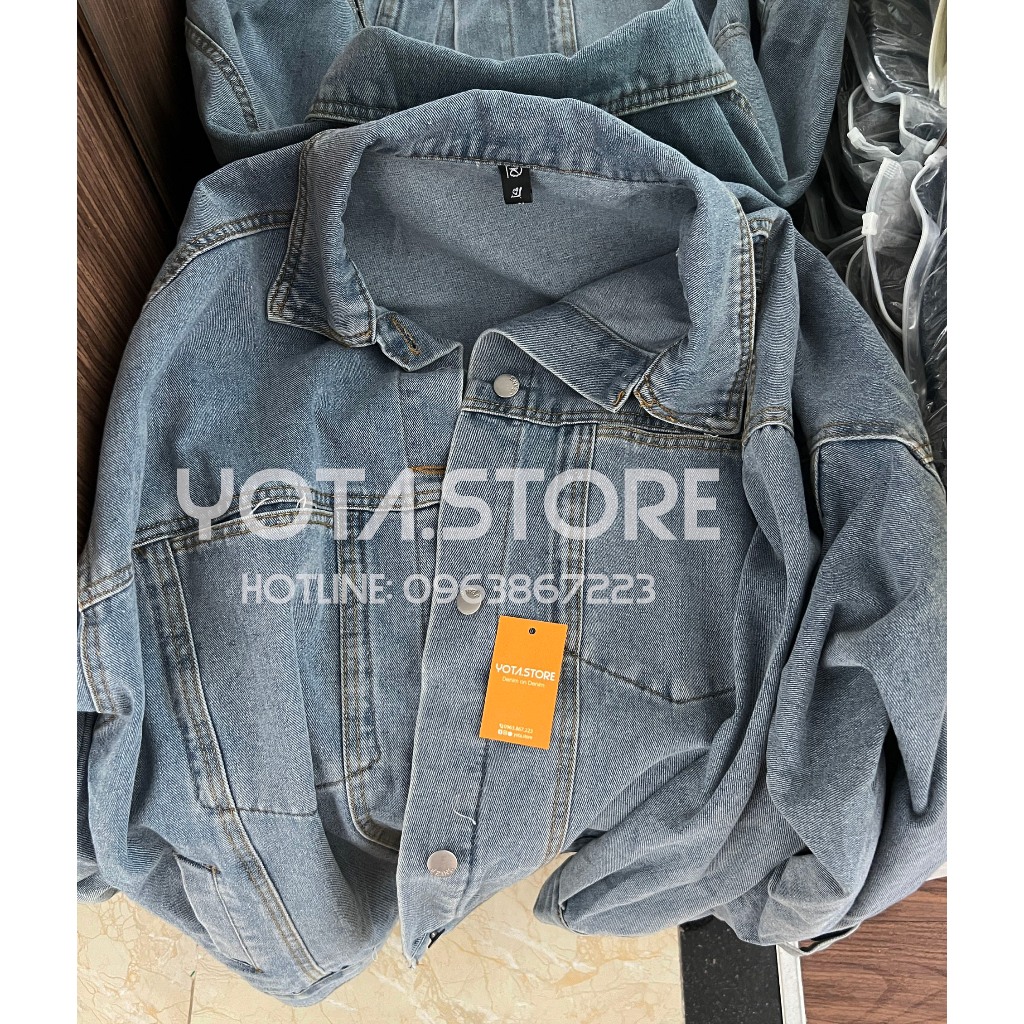 Áo khoác jeans trơn - G035