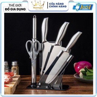 Bộ dao Nhật Seki 5 món, bộ dao kéo làm bếp Nhật Bản (APS)
