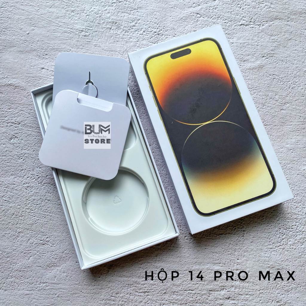 Hộp Đựng 15 ProMax / 14 ProMax / 13 ProMax / 12 ProMax / 11 ProMax Trưng Bày Kèm Que Lấy Sim