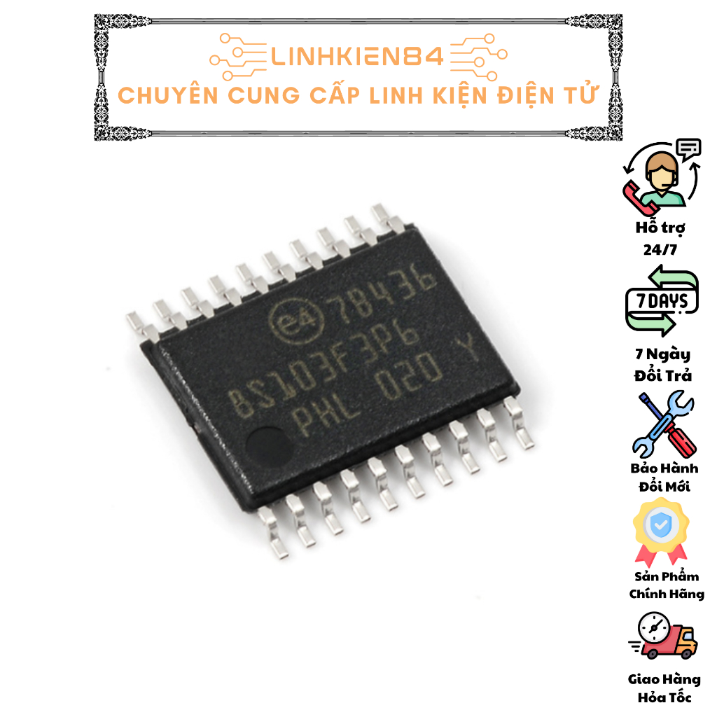 Chip STM8S103F3P6 TSSOP20