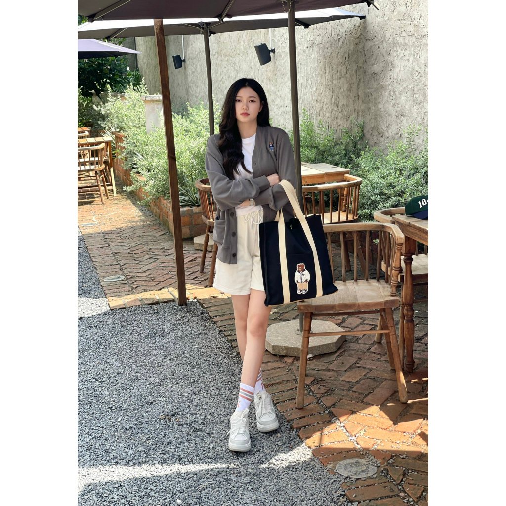 SET BỘ NỈ CARDIGAN GẤU WHOAU STEVE BEAR