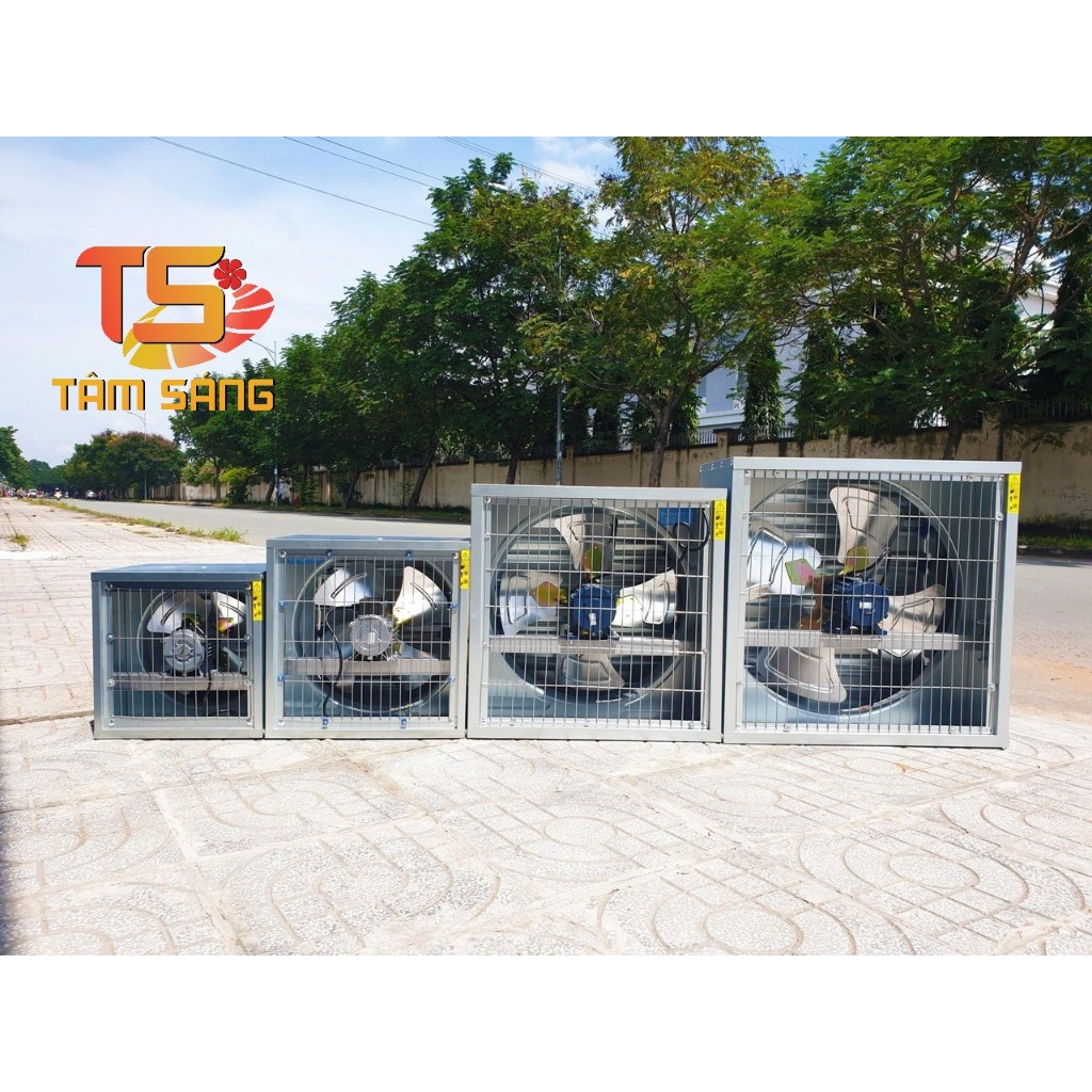 Quạt hút công nghiệp 400x400, quạt thông gió vuông, quạt hút công nghiệp vuông, quạt vuông, quạt hút 400x400