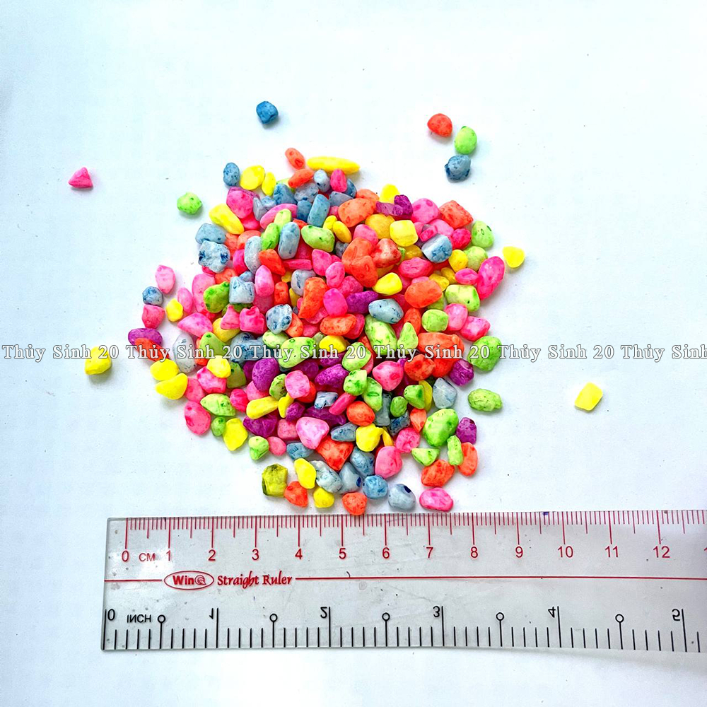 100g sỏi màu trang trí bể thủy sinh