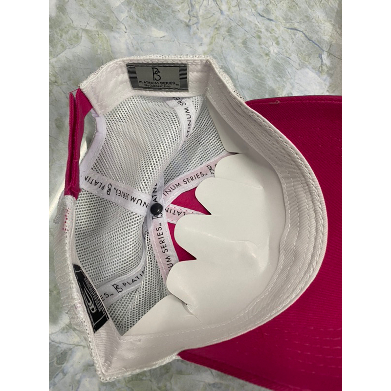 Mũ lưỡi trai pha lưới màu hồng, trắng