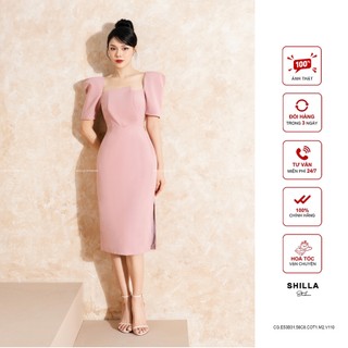 Váy đầm thiết kế cao cấp màu hồng ngọt ngào sang trọng [ Ảnh thật ] The Shilla-CG.E53B31.58C8.COT1
